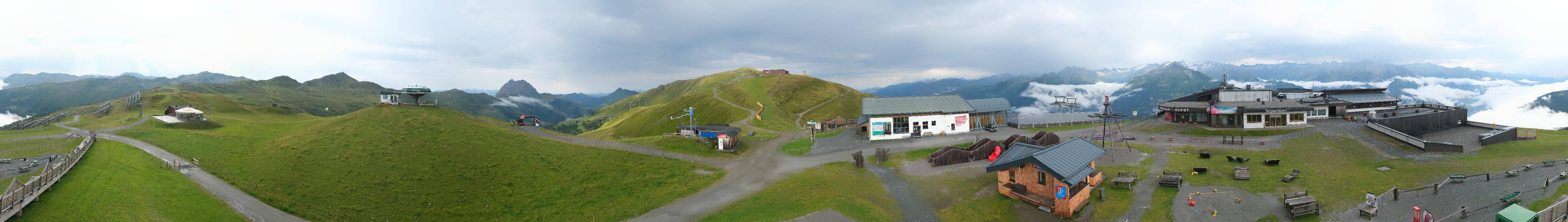 Archiv Foto Webcam Wildkogel-Arena: Ausblick Wildkogelbahn Bergstation