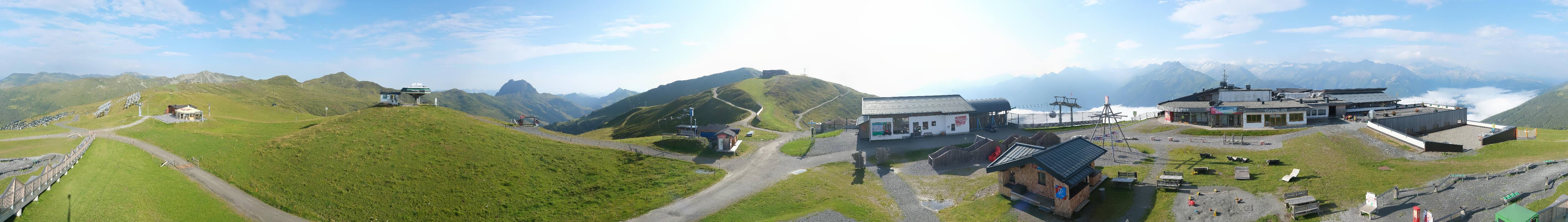 Archiv Foto Webcam Wildkogel-Arena: Ausblick Wildkogelbahn Bergstation