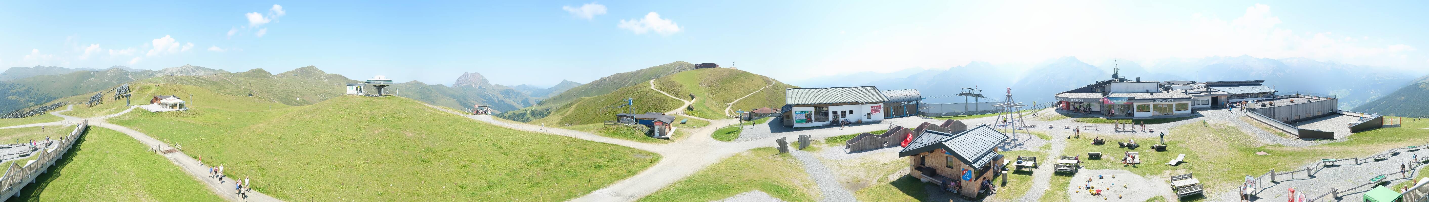 Archiv Foto Webcam Wildkogel-Arena: Ausblick Wildkogelbahn Bergstation