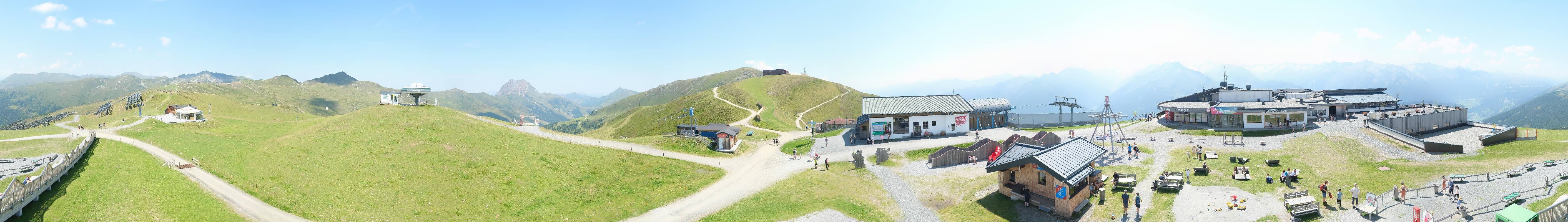 Archiv Foto Webcam Wildkogel-Arena: Ausblick Wildkogelbahn Bergstation