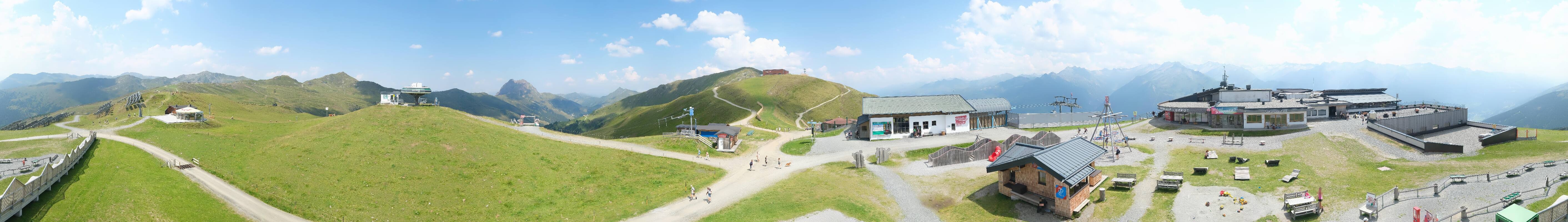 Archiv Foto Webcam Wildkogel-Arena: Ausblick Wildkogelbahn Bergstation