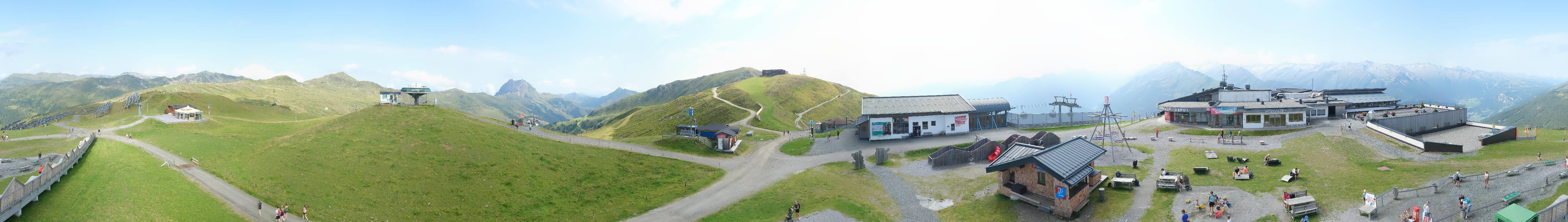 Archiv Foto Webcam Wildkogel-Arena: Ausblick Wildkogelbahn Bergstation
