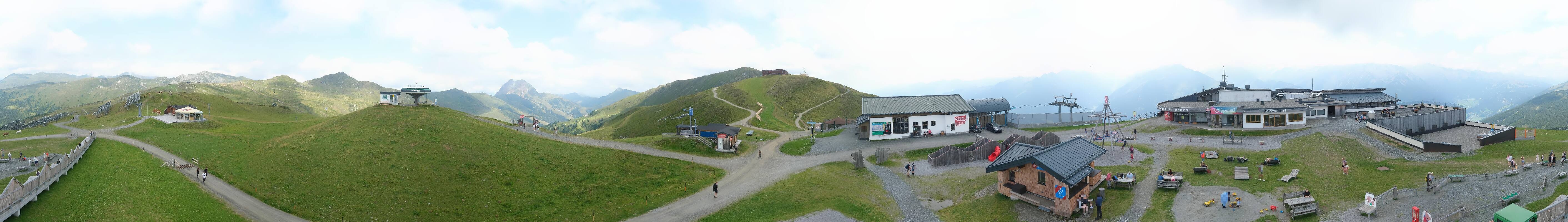 Archiv Foto Webcam Wildkogel-Arena: Ausblick Wildkogelbahn Bergstation