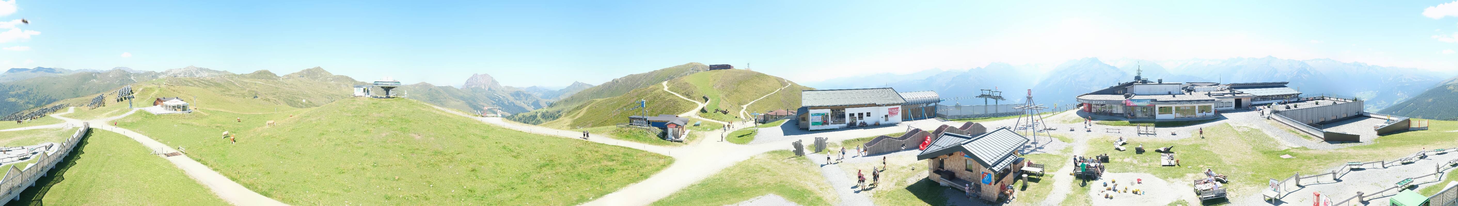 Archiv Foto Webcam Wildkogel-Arena: Ausblick Wildkogelbahn Bergstation