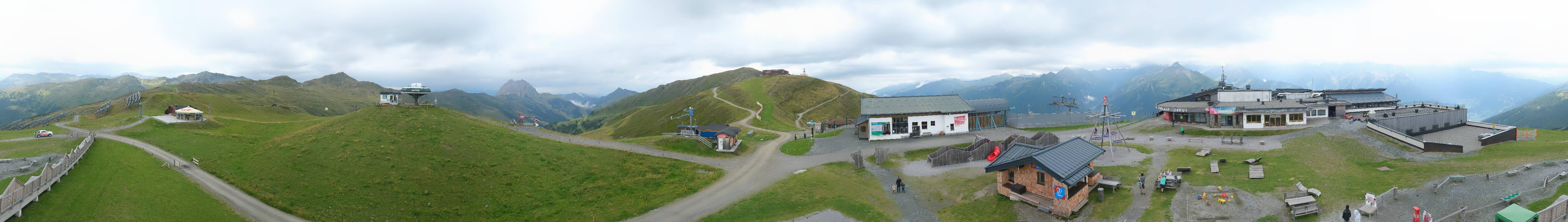 Archiv Foto Webcam Wildkogel-Arena: Ausblick Wildkogelbahn Bergstation
