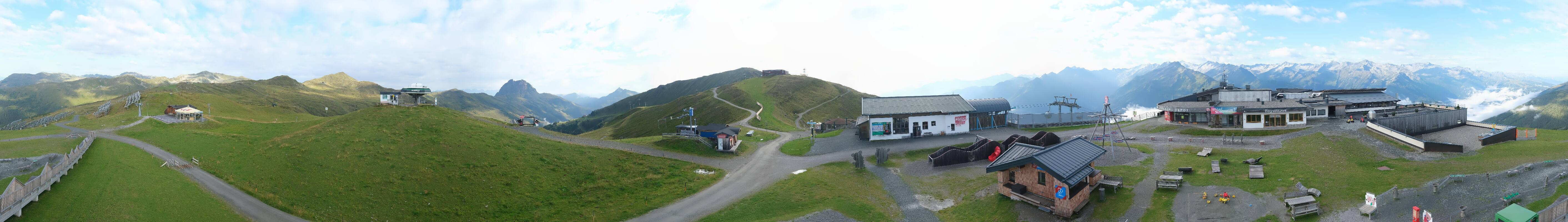 Archiv Foto Webcam Wildkogel-Arena: Ausblick Wildkogelbahn Bergstation