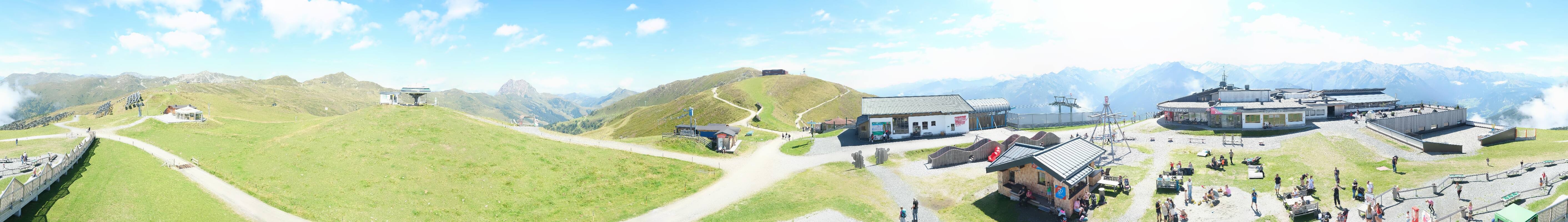 Archiv Foto Webcam Wildkogel-Arena: Ausblick Wildkogelbahn Bergstation
