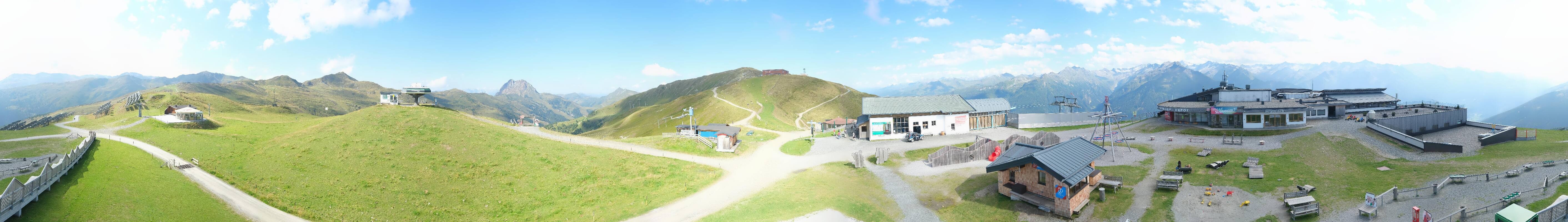 Archiv Foto Webcam Wildkogel-Arena: Ausblick Wildkogelbahn Bergstation