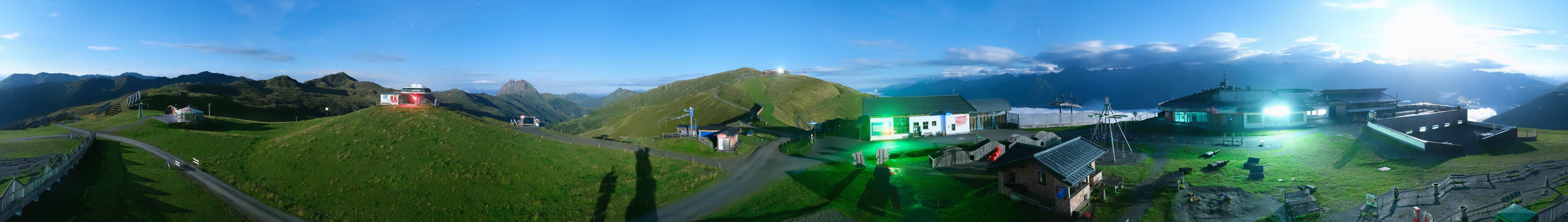 Archiv Foto Webcam Wildkogel-Arena: Ausblick Wildkogelbahn Bergstation