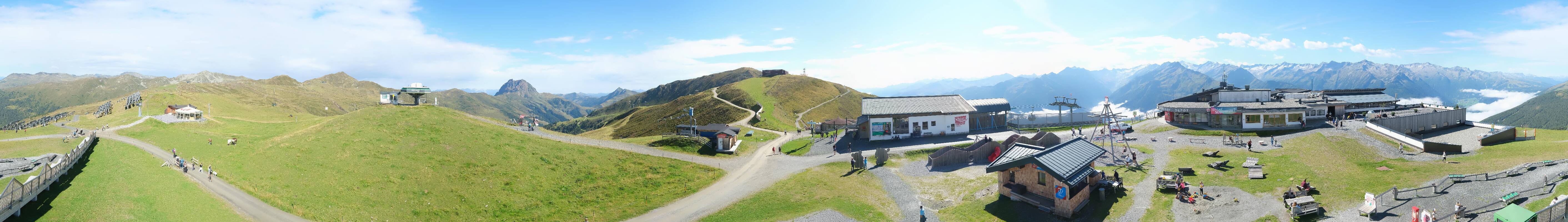 Archiv Foto Webcam Wildkogel-Arena: Ausblick Wildkogelbahn Bergstation