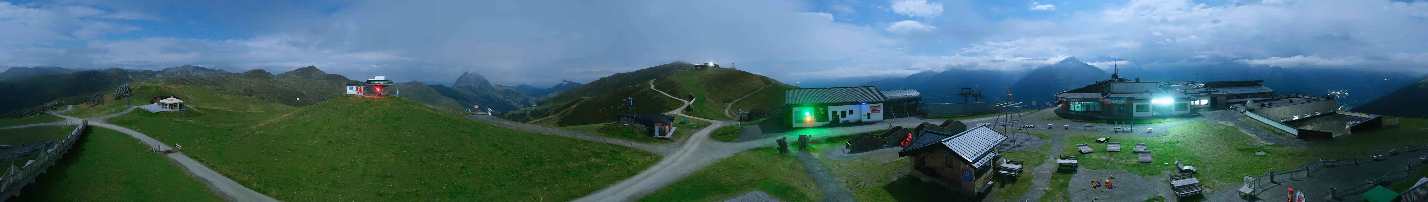 Archiv Foto Webcam Wildkogel-Arena: Ausblick Wildkogelbahn Bergstation