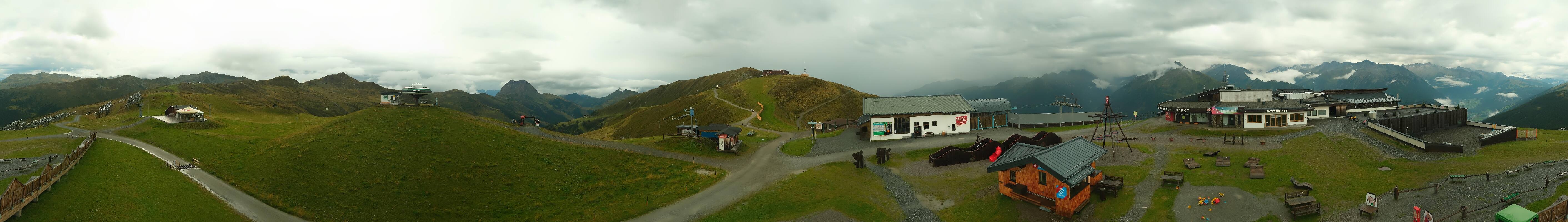 Archiv Foto Webcam Wildkogel-Arena: Ausblick Wildkogelbahn Bergstation