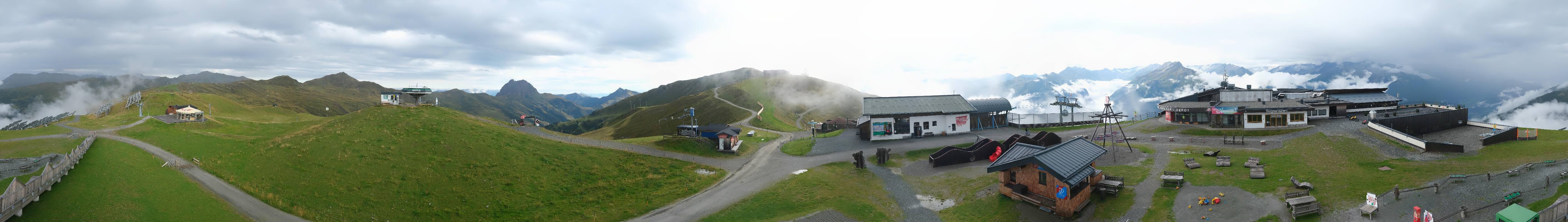 Archiv Foto Webcam Wildkogel-Arena: Ausblick Wildkogelbahn Bergstation