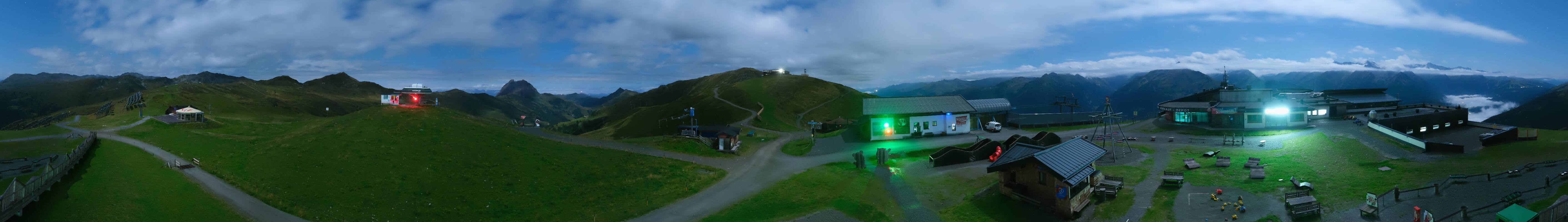 Archiv Foto Webcam Wildkogel-Arena: Ausblick Wildkogelbahn Bergstation