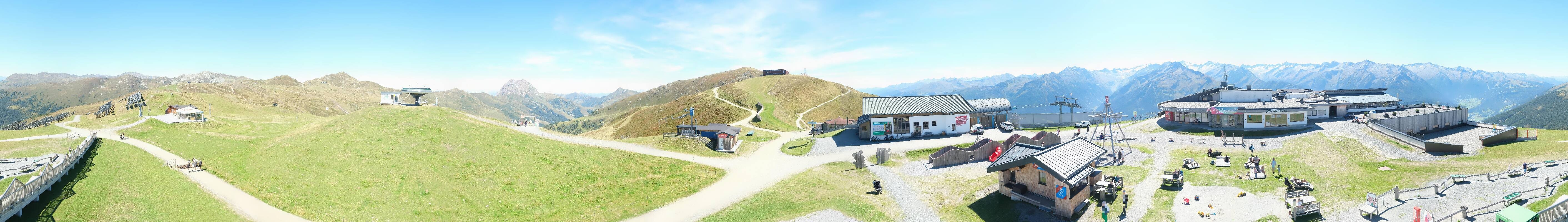 Archiv Foto Webcam Wildkogel-Arena: Ausblick Wildkogelbahn Bergstation