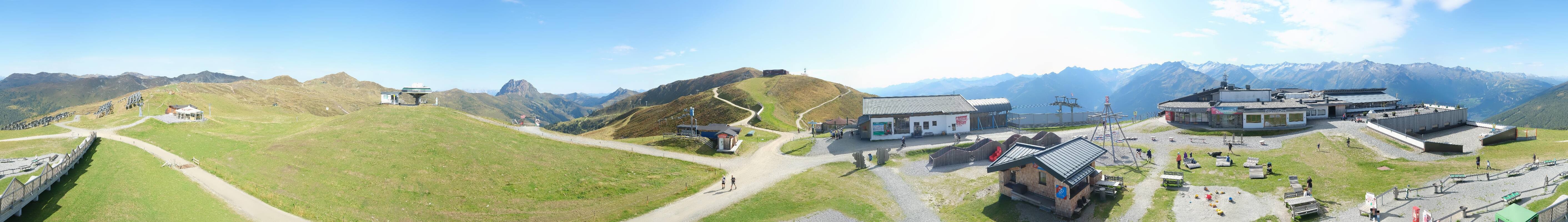 Archiv Foto Webcam Wildkogel-Arena: Ausblick Wildkogelbahn Bergstation