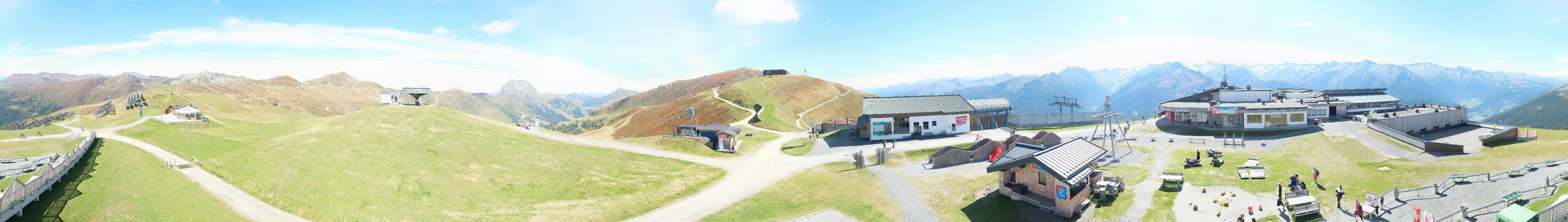 Archiv Foto Webcam Wildkogel-Arena: Ausblick Wildkogelbahn Bergstation