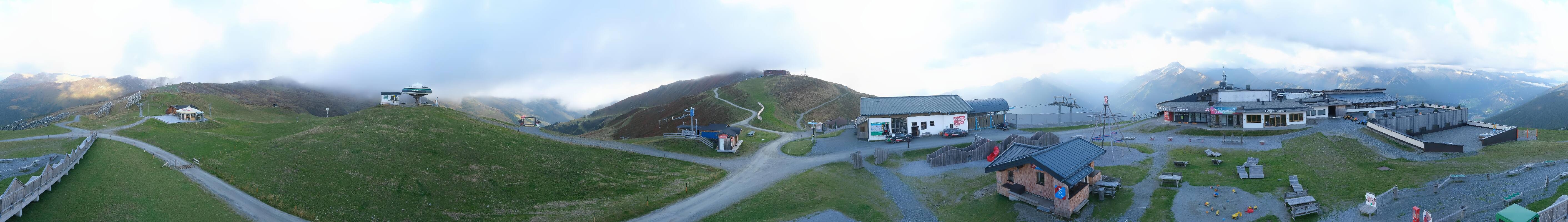 Archiv Foto Webcam Wildkogel-Arena: Ausblick Wildkogelbahn Bergstation