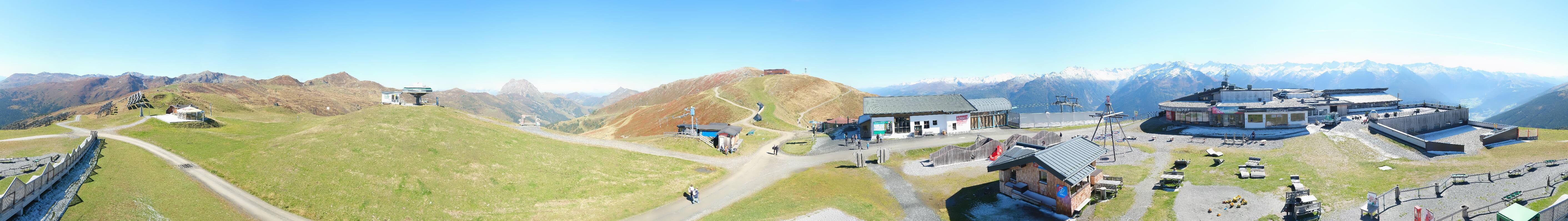 Archiv Foto Webcam Wildkogel-Arena: Ausblick Wildkogelbahn Bergstation