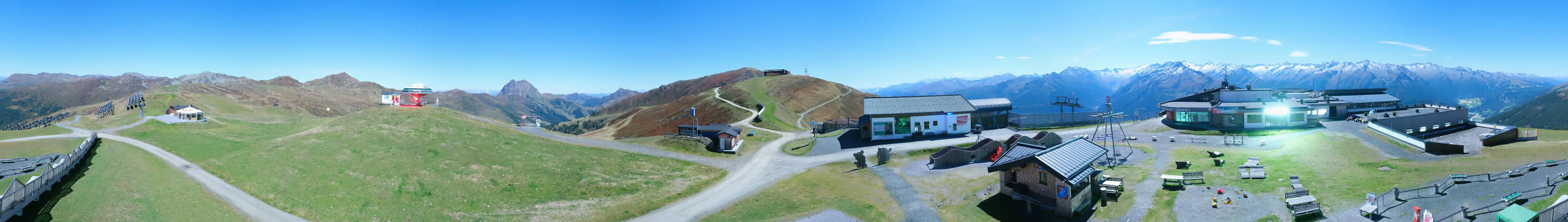 Archiv Foto Webcam Wildkogel-Arena: Ausblick Wildkogelbahn Bergstation