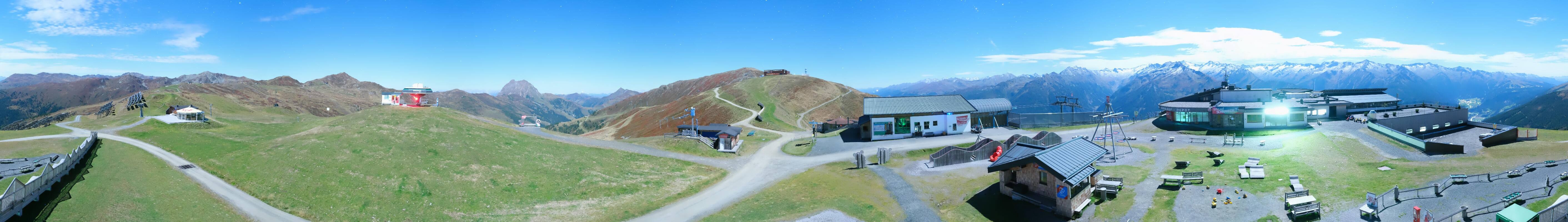Archiv Foto Webcam Wildkogel-Arena: Ausblick Wildkogelbahn Bergstation