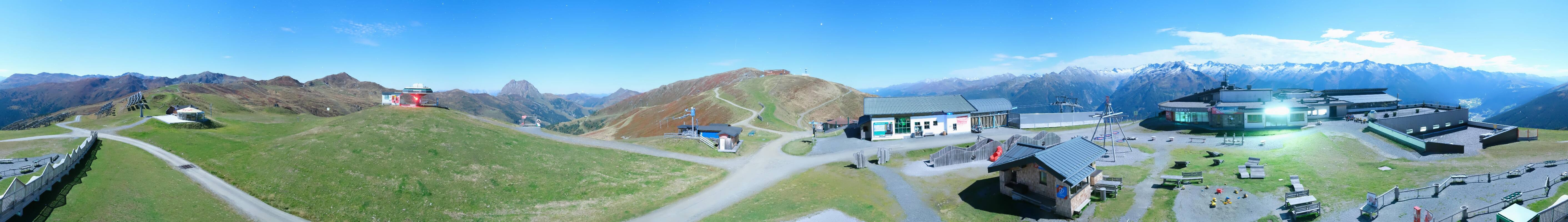Archiv Foto Webcam Wildkogel-Arena: Ausblick Wildkogelbahn Bergstation