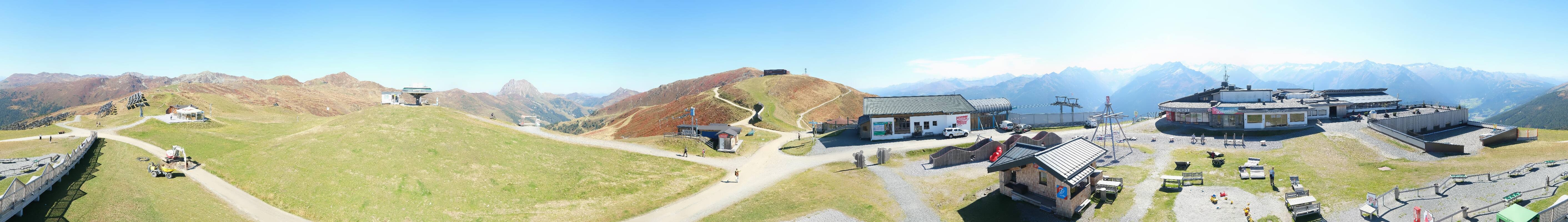 Archiv Foto Webcam Wildkogel-Arena: Ausblick Wildkogelbahn Bergstation