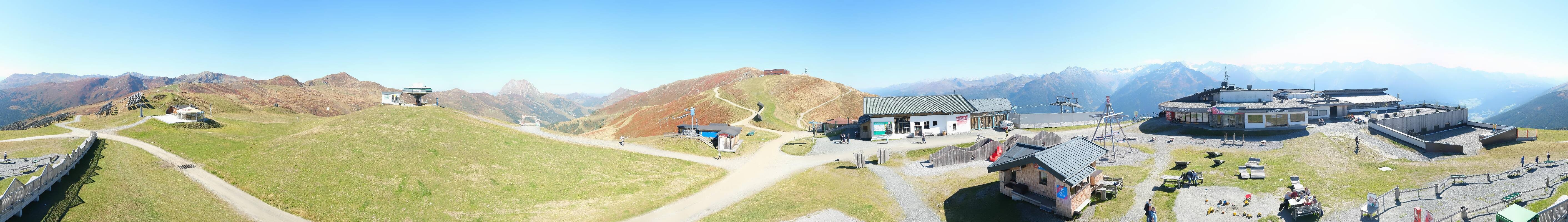 Archiv Foto Webcam Wildkogel-Arena: Ausblick Wildkogelbahn Bergstation