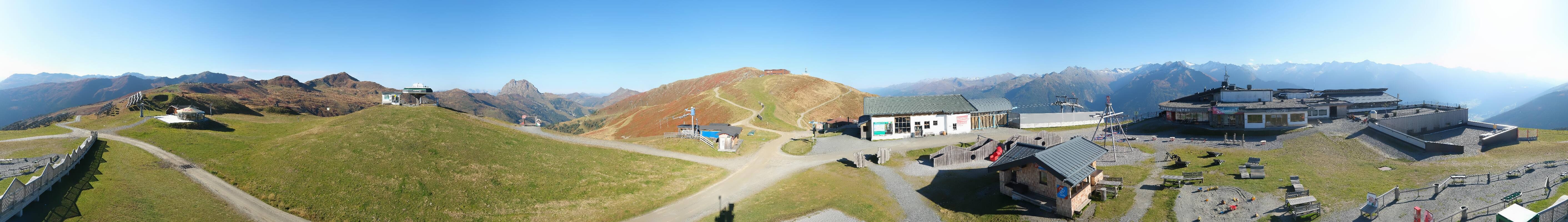 Archiv Foto Webcam Wildkogel-Arena: Ausblick Wildkogelbahn Bergstation