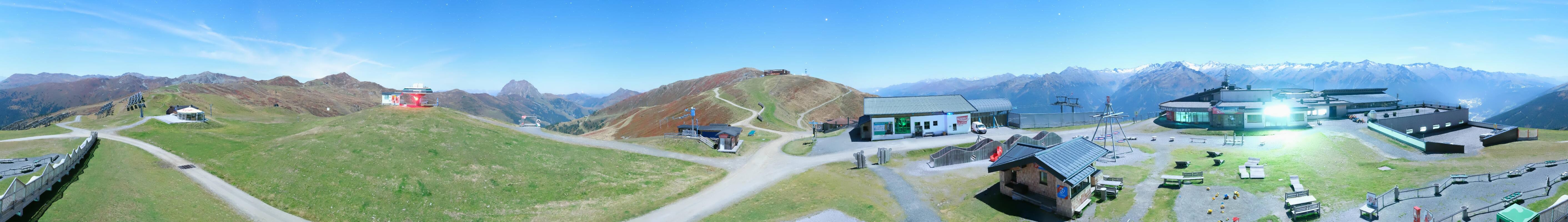 Archiv Foto Webcam Wildkogel-Arena: Ausblick Wildkogelbahn Bergstation