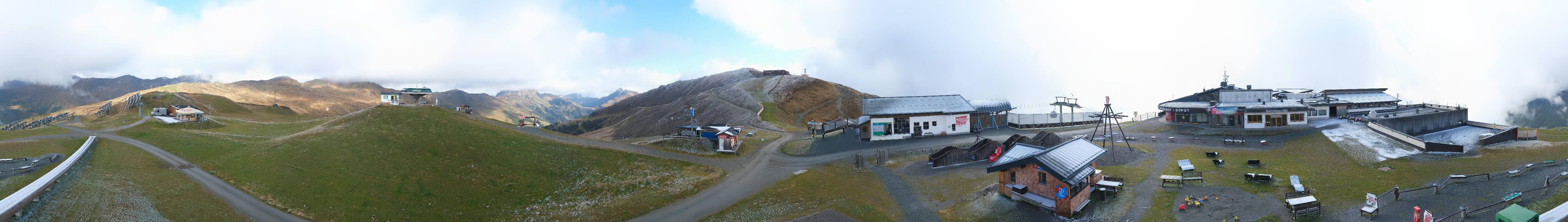 Archiv Foto Webcam Wildkogel-Arena: Ausblick Wildkogelbahn Bergstation