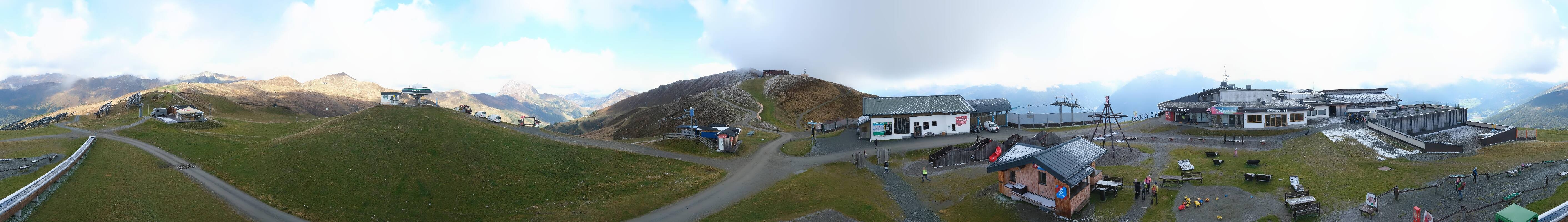 Archiv Foto Webcam Wildkogel-Arena: Ausblick Wildkogelbahn Bergstation
