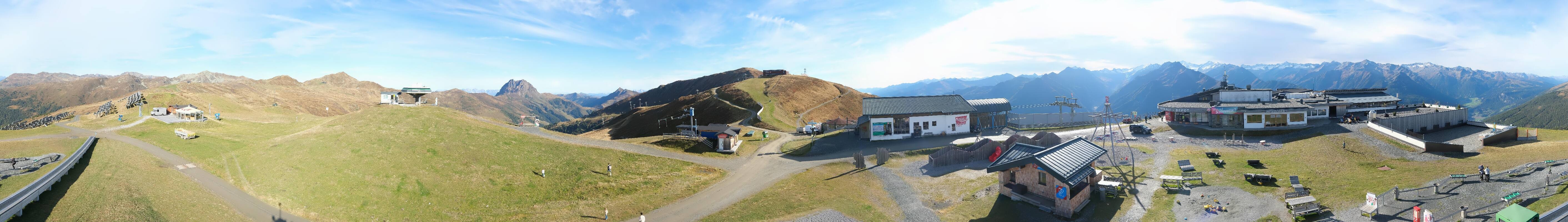 Archiv Foto Webcam Wildkogel-Arena: Ausblick Wildkogelbahn Bergstation