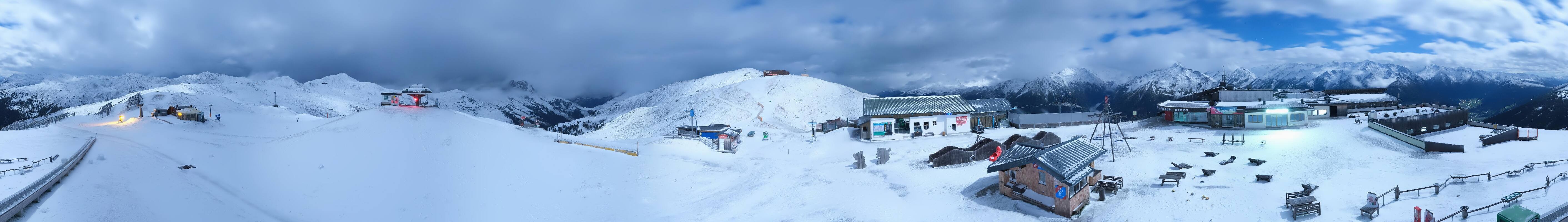 Archiv Foto Webcam Wildkogel-Arena: Ausblick Wildkogelbahn Bergstation
