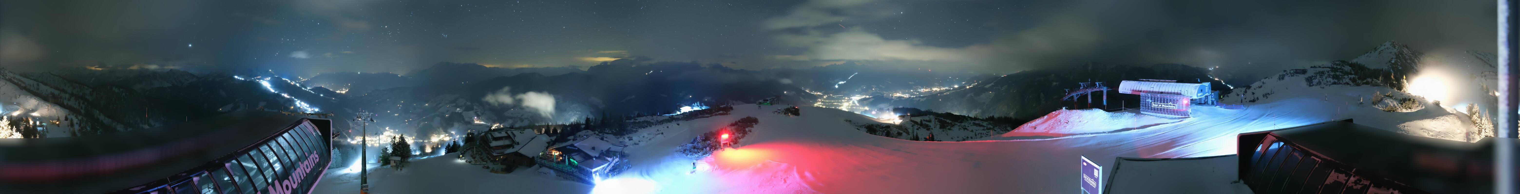 Archiv Foto Webcam Wagrain Grießenkareck - Bergstation Flying Mozart