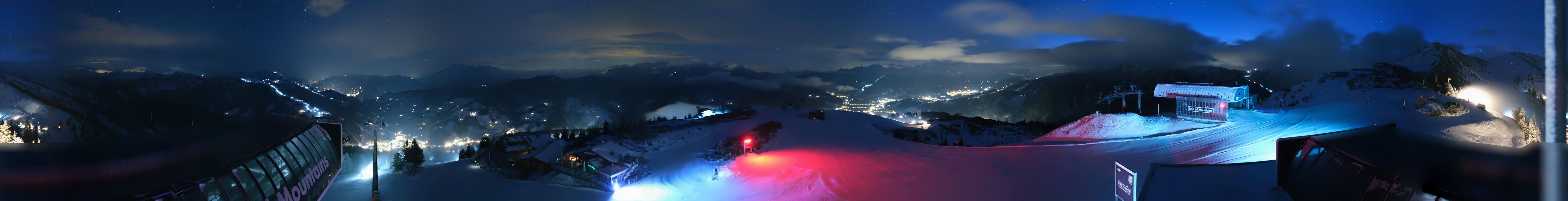 Archiv Foto Webcam Wagrain Grießenkareck - Bergstation Flying Mozart