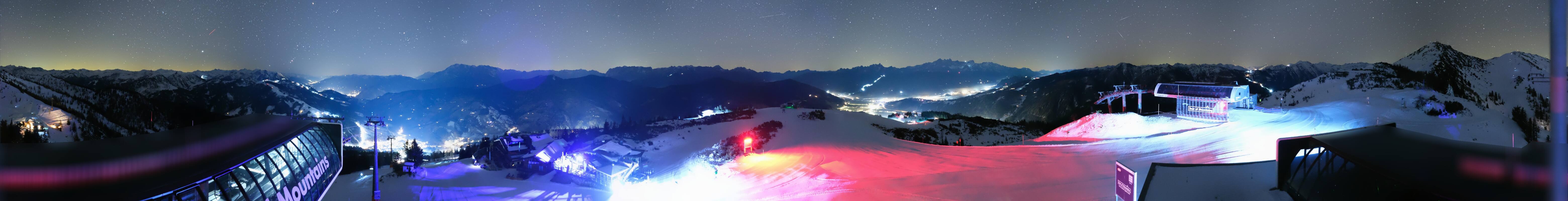 Archiv Foto Webcam Wagrain Grießenkareck - Bergstation Flying Mozart