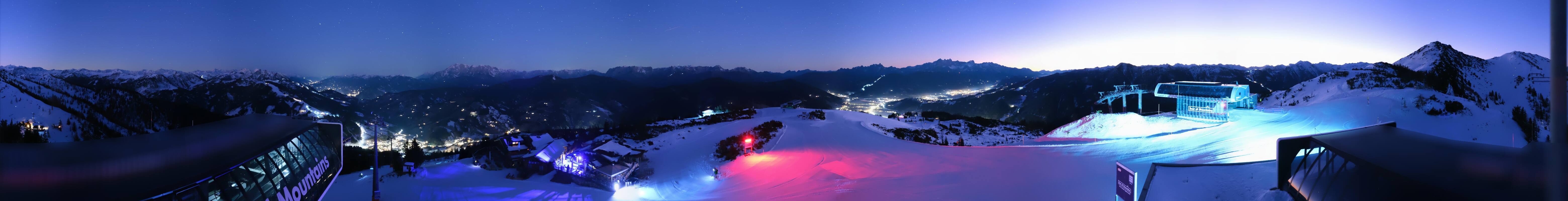 Archiv Foto Webcam Wagrain Grießenkareck - Bergstation Flying Mozart