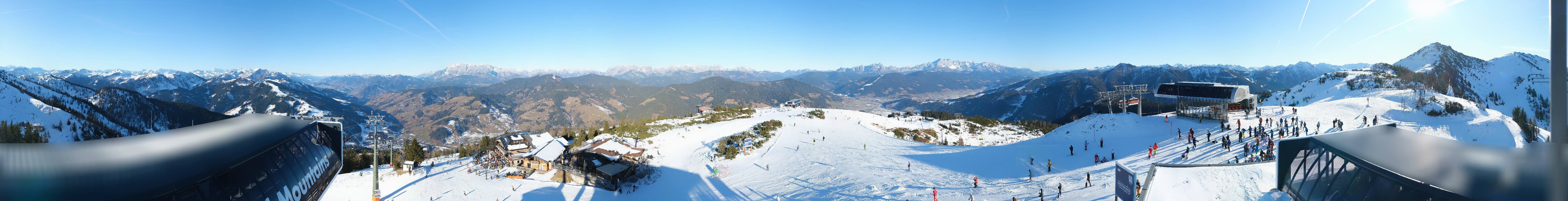 Archiv Foto Webcam Wagrain Grießenkareck - Bergstation Flying Mozart