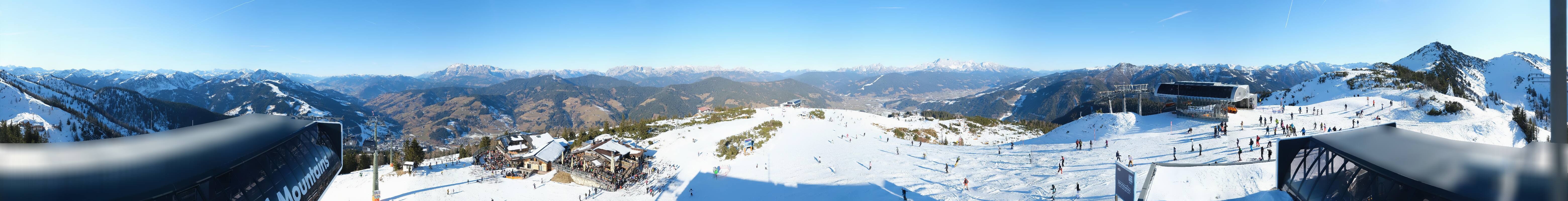 Archiv Foto Webcam Wagrain Grießenkareck - Bergstation Flying Mozart