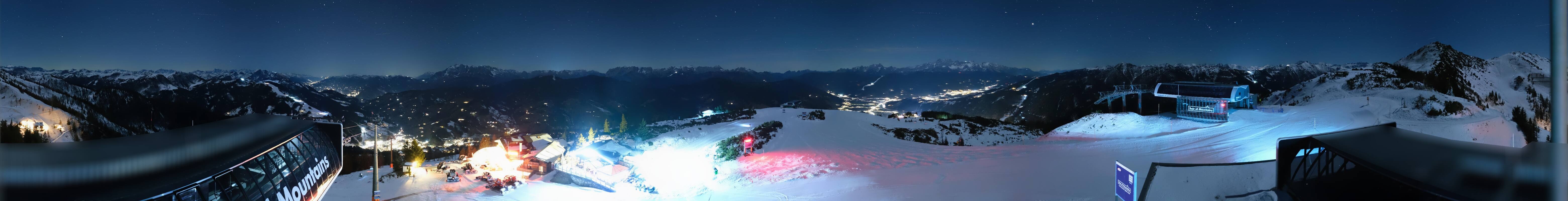 Archiv Foto Webcam Wagrain Grießenkareck - Bergstation Flying Mozart