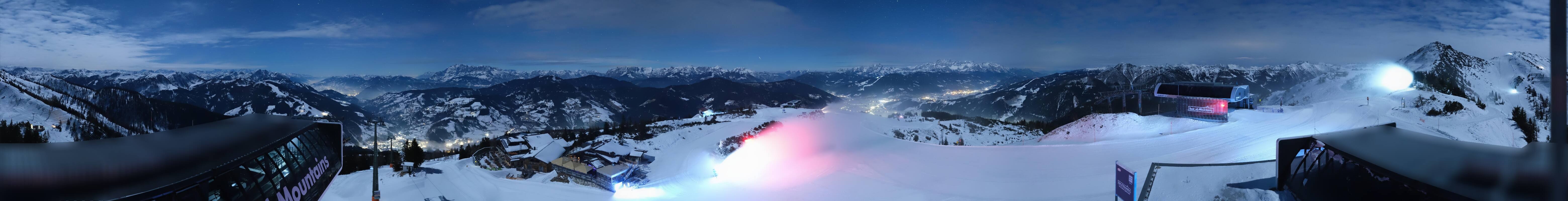 Archiv Foto Webcam Wagrain Grießenkareck - Bergstation Flying Mozart