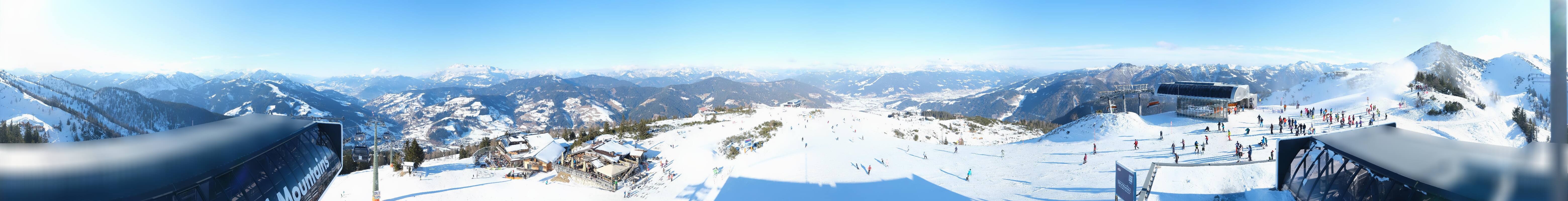 Archiv Foto Webcam Wagrain Grießenkareck - Bergstation Flying Mozart