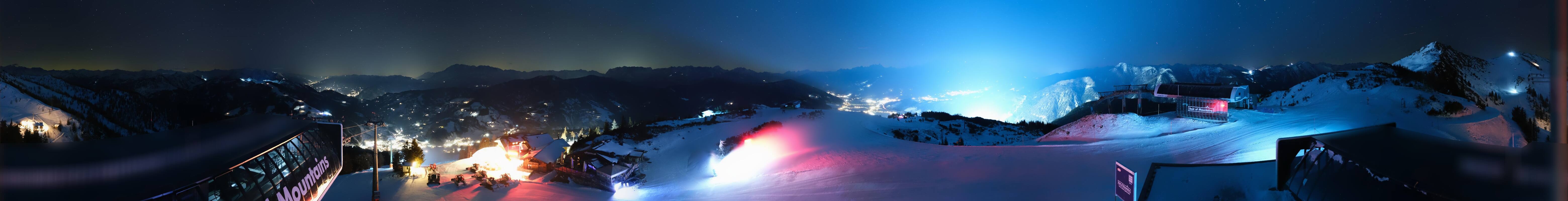 Archiv Foto Webcam Wagrain Grießenkareck - Bergstation Flying Mozart