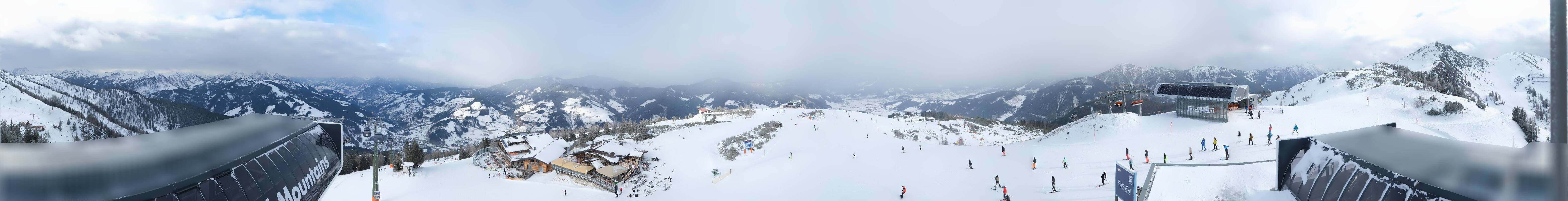 Archiv Foto Webcam Wagrain Grießenkareck - Bergstation Flying Mozart