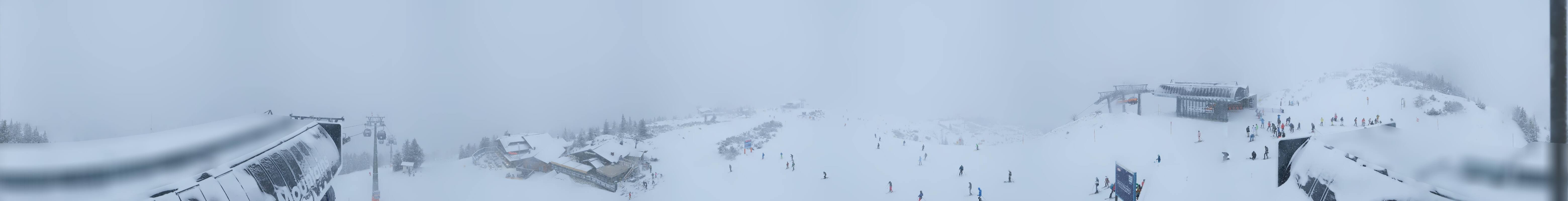 Archiv Foto Webcam Wagrain Grießenkareck - Bergstation Flying Mozart