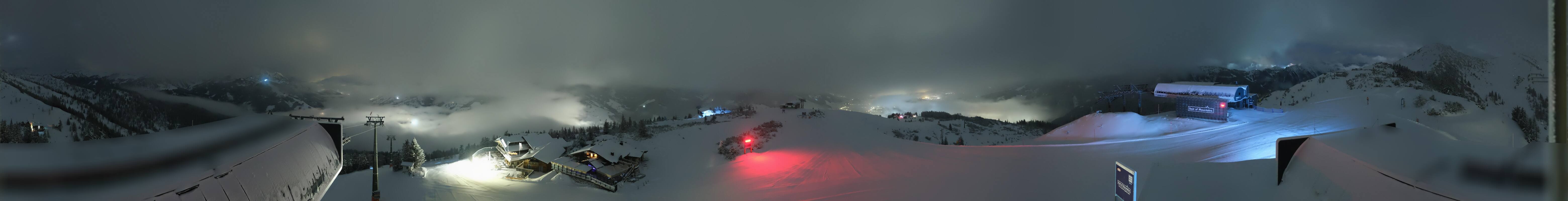 Archiv Foto Webcam Wagrain Grießenkareck - Bergstation Flying Mozart