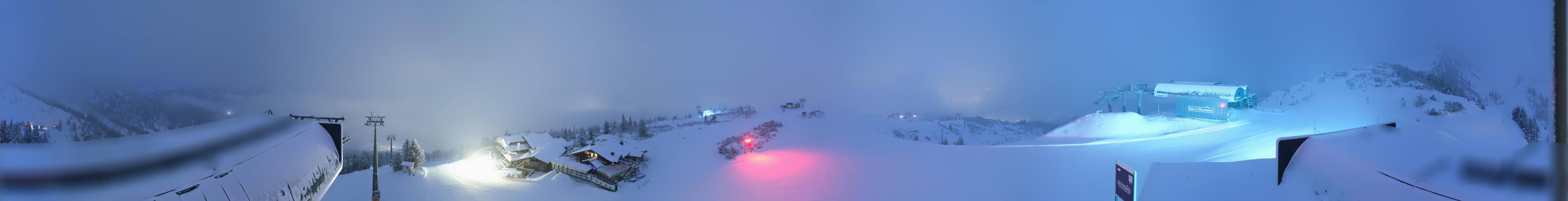 Archiv Foto Webcam Wagrain Grießenkareck - Bergstation Flying Mozart