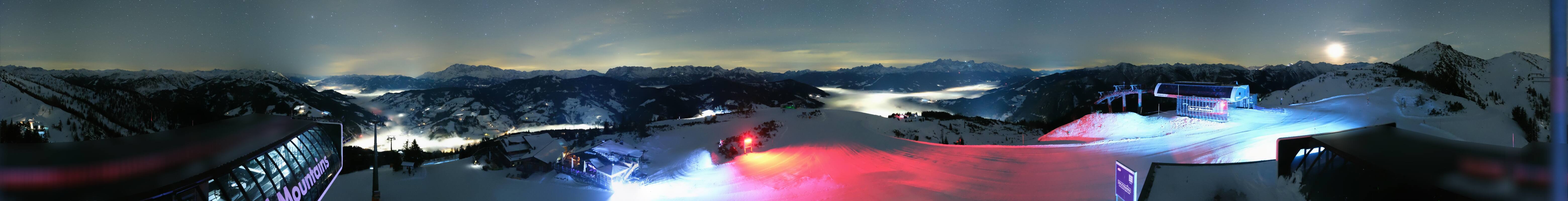 Archiv Foto Webcam Wagrain Grießenkareck - Bergstation Flying Mozart