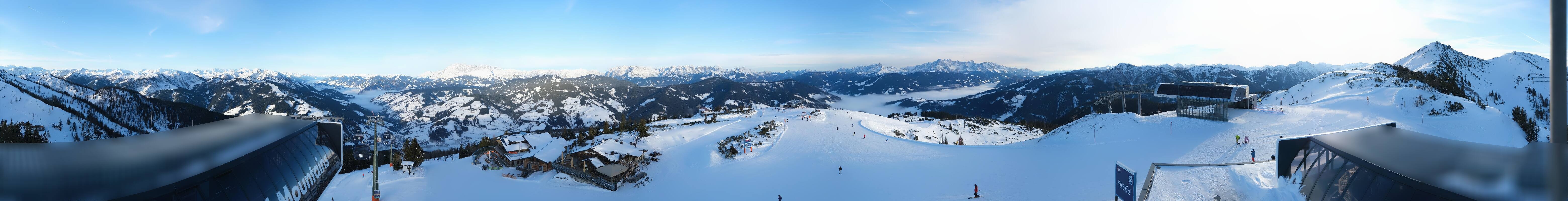 Archiv Foto Webcam Wagrain Grießenkareck - Bergstation Flying Mozart